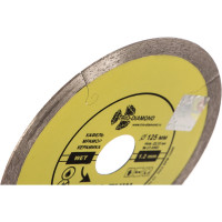 Диск алмазный отрезной TRIO-DIAMOND сплошной ультратонкий 125x22.23 Ultra Thin Premium UTW502