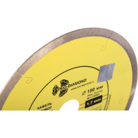 Диск алмазный отрезной TRIO-DIAMOND сплошной ультратонкий 180x25.4 Ultra Thin Premium UTW504