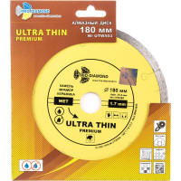 Диск алмазный отрезной TRIO-DIAMOND сплошной ультратонкий 180x25.4 Ultra Thin Premium UTW504
