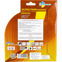 Диск алмазный отрезной TRIO-DIAMOND сплошной ультратонкий 200x25.4 Ultra Thin Premium UTW505