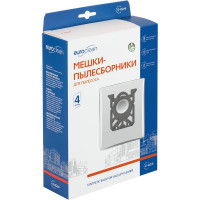 Мешок-пылесборник синтетический для пылесосов ELECTROLUX, PHILIPS, AEG (4 шт.) EURO CLEAN E-02/4