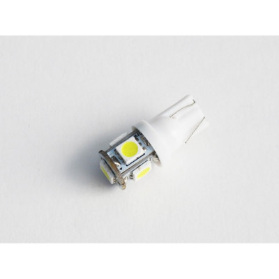 Светодиодная лампа Вымпел W5W (T10) 5SMD (5050) WHITE 5125