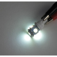 Светодиодная лампа Вымпел W5W (T10) 5SMD (5050) WHITE 5125