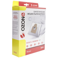 Мешки-пылесборники синтетические для пылесосов BOSCH (4 шт.) OZONE M-06