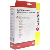 Мешки-пылесборники синтетические для пылесосов BOSCH (4 шт.) OZONE M-06