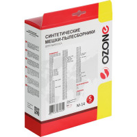 Мешки-пылесборники синтетические для пылесосов PANASONIC (5 шт.) OZONE M-14