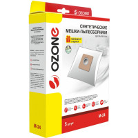 Мешки-пылесборники синтетические многослойные для пылесосов (5 шт.) OZONE M-24