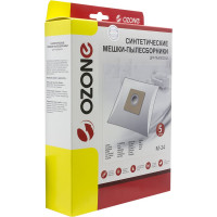 Мешки-пылесборники синтетические многослойные для пылесосов (5 шт.) OZONE M-24