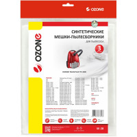 Мешки-пылесборники синтетические для пылесосов HOOVER (3 шт.) OZONE SE-28