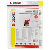 Мешки-пылесборники синтетические для пылесосов HOOVER (3 шт.) OZONE SE-28