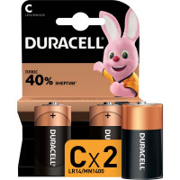 Щелочные батарейки Duracell, C/LR14 2шт Б0014054