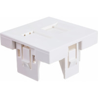 Вставка 45x45 аналог Mosaic для 1 модуля формата Keystone Jack со шторкой Hyperline SIP2-1K-M45-45 35207