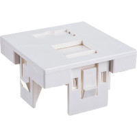 Вставка 45x45 аналог Mosaic для 1 модуля формата Keystone Jack со шторкой Hyperline SIP2-1K-M45-45 35207