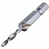 Комбинированный метчик: метчик+сверло+зенкер M3x0.5мм HSS RUKO 270014