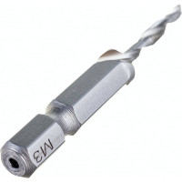 Комбинированный метчик: метчик+сверло+зенкер M3x0.5мм HSS RUKO 270014