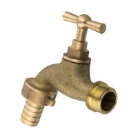 Водоразборный кран с вентилем 1/2 латунь QUATTRO ELEMENTI 246-432