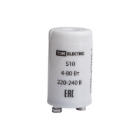 Стартер TDM ELECTRIC S10 4-80Вт 220-240В алюминиевые контакты 25 шт SQ0351-0020