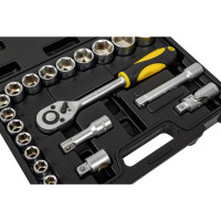 Головки сменные 21 шт. (1/2", CrV) TOPEX 38D642