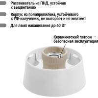 Светильник TDM ELECTRIC НББ 64-60-025 УХЛ4 шар, прямое основание SQ0314-0003