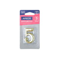 Дверная цифра APECS DN-01-5-Z-G 19003 00019003