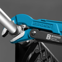 Трубный рычажный ключ GROSS №1, 1", цельнокованый, CrV, тип "B" 15621