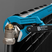 Трубный рычажный ключ GROSS №1, 1", цельнокованый, CrV, тип "B" 15621