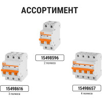 Автоматический выключатель ВА47-29 (1Р; 10 А; 4.5 кА; С) TDM ELECTRIC SQ0206-0072