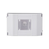 Корпус пластиковый навесной ЩРН-П-2/4, 2-4 мод., IP30, белый Dekraft 31031DEK
