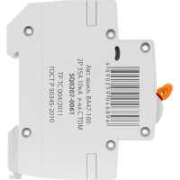Автоматический выключатель TDM ELECTRIC ВА47-100 2Р 35А 10кА х-ка С SQ0207-0061