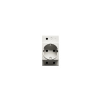 Розетка с заземляющим контактом TDM ELECTRIC Shuko РАр10-3-ОП (на din рейку) AQ0209-0001