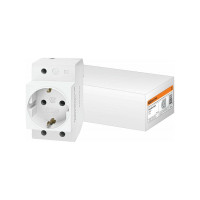 Розетка с заземляющим контактом TDM ELECTRIC Shuko РАр10-3-ОП (на din рейку) AQ0209-0001