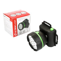 Налобный фонарь Ultraflash 909LED7 черный, 7LED, 1 режим, 3XR6 11782