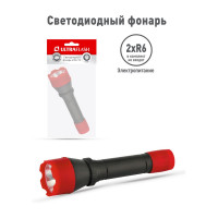 Фонарь Ultraflash 6102-ТН красный, 1LED, 1 режим, 2XR6 11787