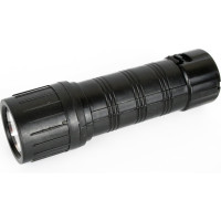 Фонарь Ultraflash 7102-ТН черный, 1LED, 1 режим, 3XR03 11788