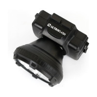 Налобный аккумуляторный фонарь 220В, черный, 0.5Вт LED, 2 режима Ultraflash LED5366 11649