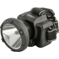 Налобный аккумуляторный фонарь 220В, черный, 0.5Вт LED, 2 режима Ultraflash LED5366 11649