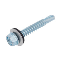 Кровельный саморез с шайбой EPDM Kenner цинк 5,5х38 200шт ск5538ф