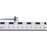 Кровельный саморез с шайбой EPDM Kenner цинк 5,5х38 200шт ск5538ф