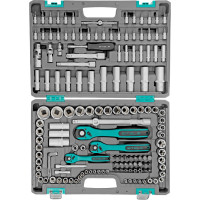 Набор инструмента STELS 1/4", 3/8", 1/2", CrV, S2, усиленный кейс, 151 предмет 14114