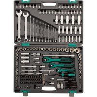 Набор инструмента 1/4", 3/8", 1/2", CrV, S2, усиленный кейс, 216шт STELS 14115
