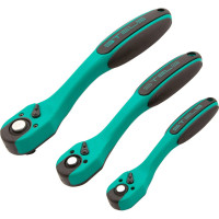 Набор инструмента 1/4", 3/8", 1/2", CrV, S2, усиленный кейс, 216шт STELS 14115