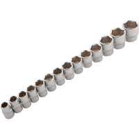 Набор инструмента 1/4", 3/8", 1/2", CrV, S2, усиленный кейс, 216шт STELS 14115
