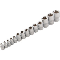 Набор инструмента 1/4", 3/8", 1/2", CrV, S2, усиленный кейс, 216шт STELS 14115