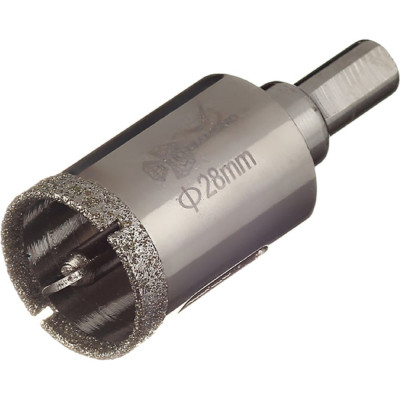 Коронка алмазная по керамике и кафелю с центрирующим сверлом TRIO-DIAMOND 28 мм 400028