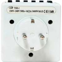 Недельная электронная розетка Feron с таймером, мощность 3500W/16A TM21 23215