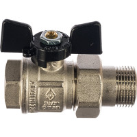 Шаровый кран с полусгоном американкой 3/4 бант Bugatti NEW JERSEY 900 9220005 ИС.080994