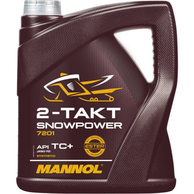2-TAKT SNOWPOWER 4 л. MANNOL 7201 Синтетическое моторное масло для снегоходов 1431