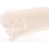 Нейлоновые стяжки FORTISFLEX КСС 8х350 белый 100 штук 50010