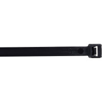 Нейлоновые стяжки FORTISFLEX КСС 8х300 черный 100 штук 50283