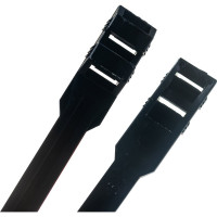 Полиамидные стяжки FORTISFLEX КСУ 9х350 черный 100 штук 53757